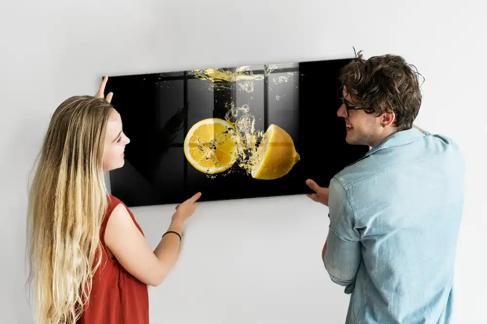 Magnetická tabule Žluté citrusy