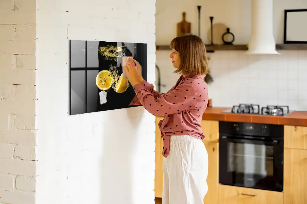 Magnetická tabule Žluté citrusy