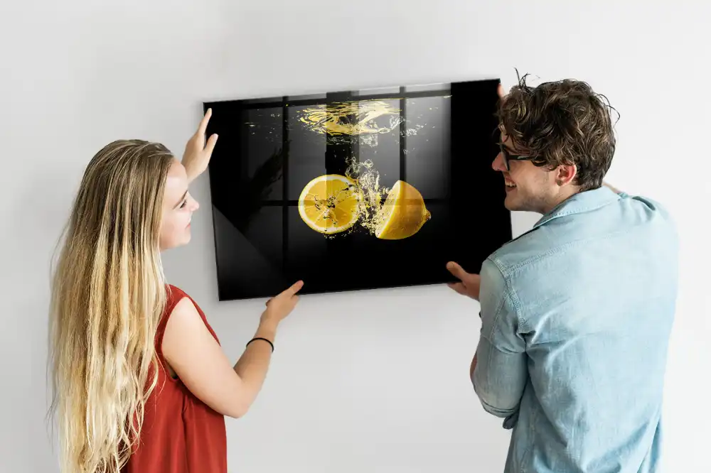 Magnetická tabule Žluté citrusy