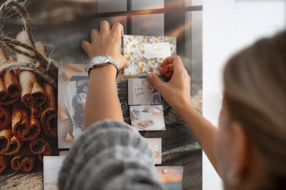 Magnetická nástěnná tabule Svitky skořice