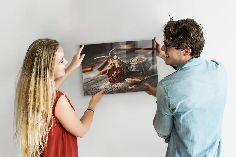Magnetická nástěnná tabule Svitky skořice