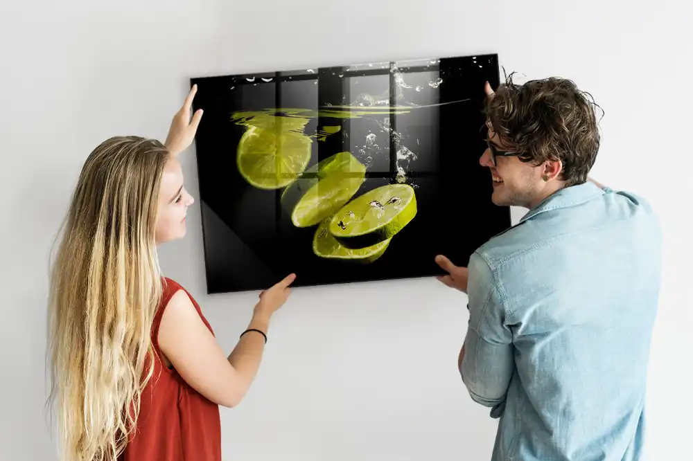 Magnetická tabule na zeď s motivem kyselých citrusů