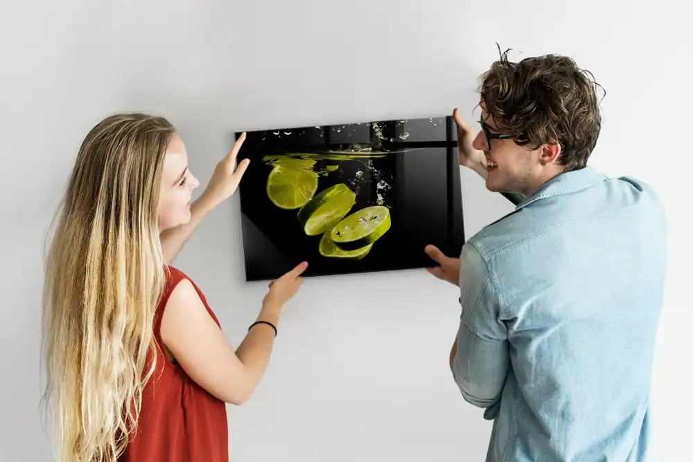 Magnetická tabule na zeď s motivem kyselých citrusů
