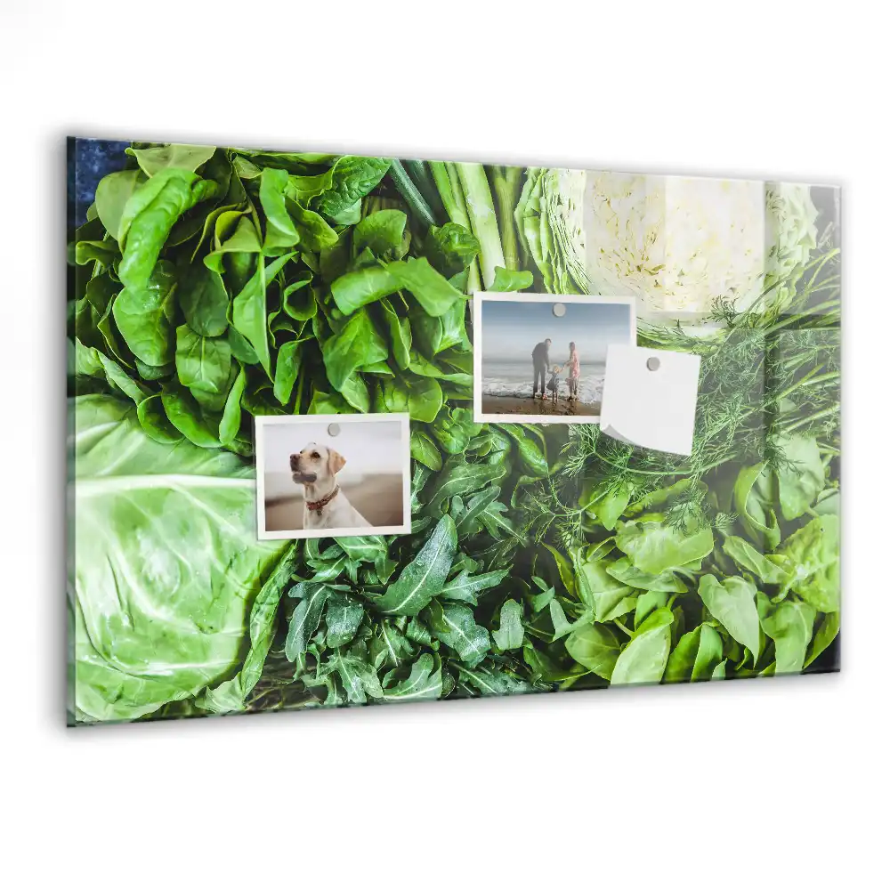 Magnetická tabule se zeleninou pro vegetariány