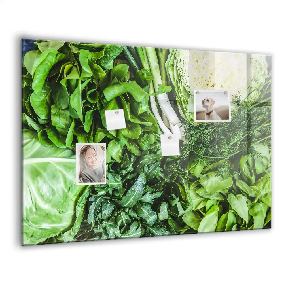 Magnetická tabule se zeleninou pro vegetariány