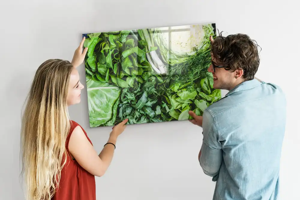 Magnetická tabule se zeleninou pro vegetariány