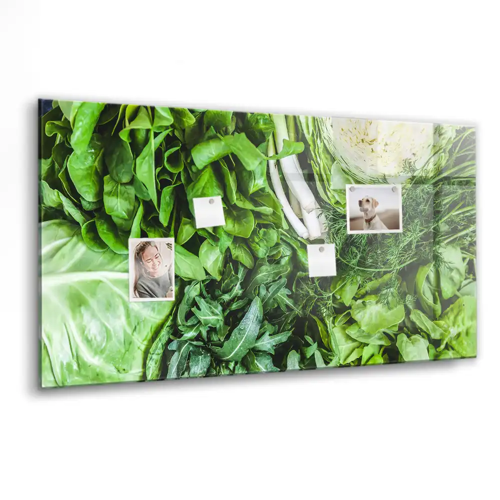 Magnetická tabule se zeleninou pro vegetariány