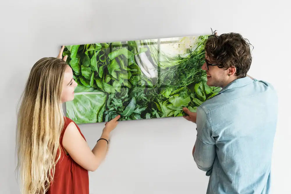 Magnetická tabule se zeleninou pro vegetariány