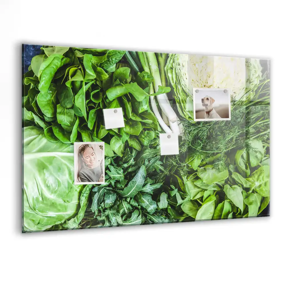 Magnetická tabule se zeleninou pro vegetariány