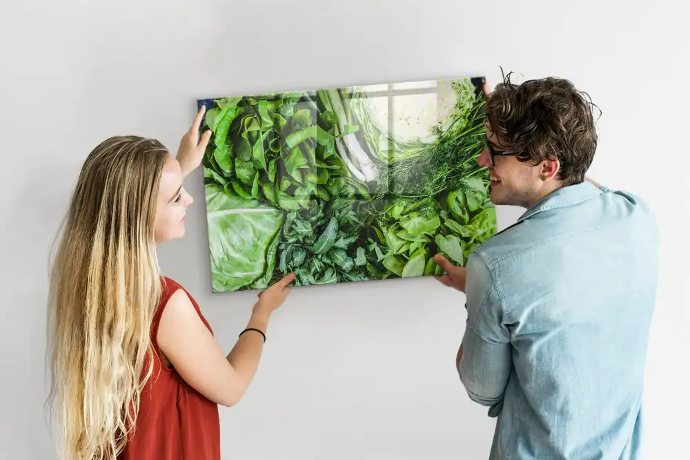 Magnetická tabule se zeleninou pro vegetariány