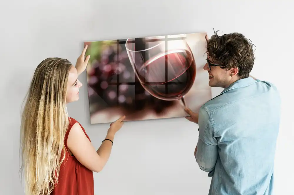 Magnetická skleněná tabule s motivem alkoholického nápoje