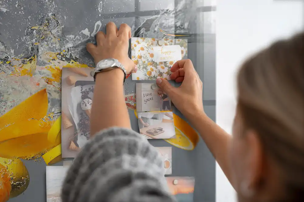Magnetická tabule na zeď Citrusy ve vodní tříšti