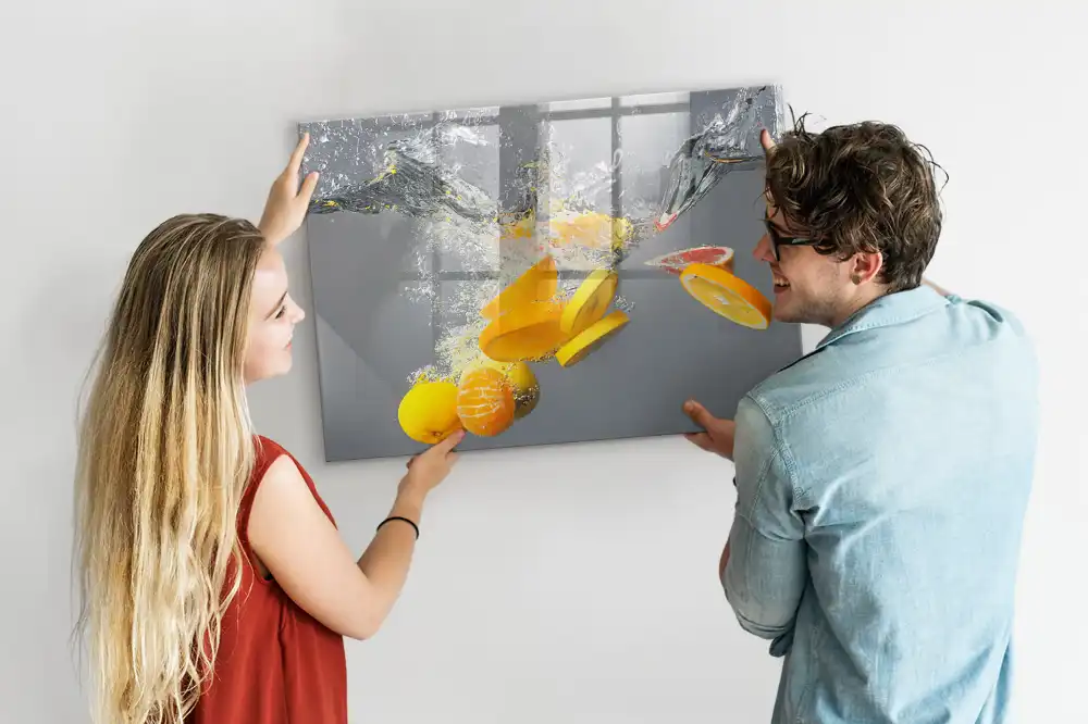 Magnetická tabule na zeď Citrusy ve vodní tříšti