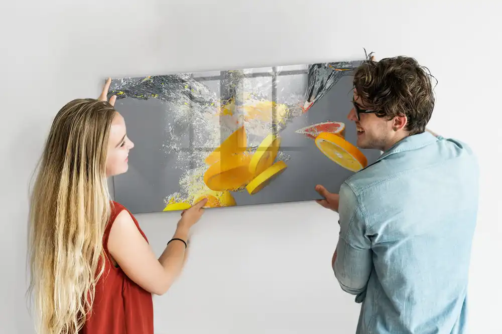 Magnetická tabule na zeď Citrusy ve vodní tříšti
