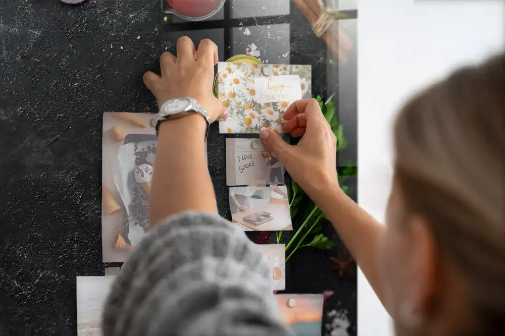 Magnetická tabule na zeď se vzorem zeleniny na kuchyňské lince