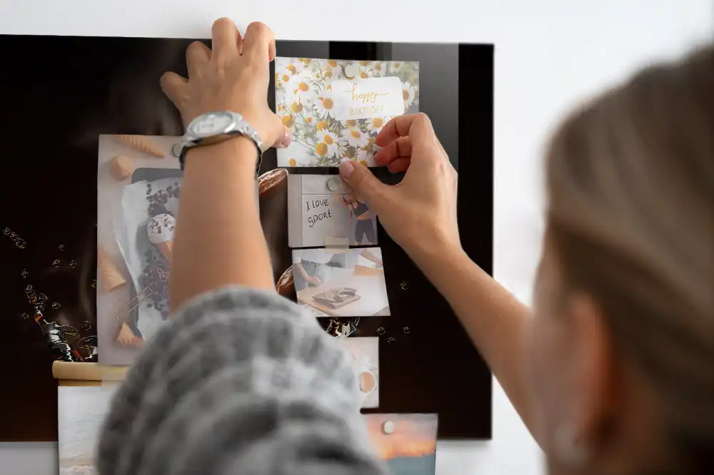 Skleněná magnetická tabule s motivem pařícího se odvaru