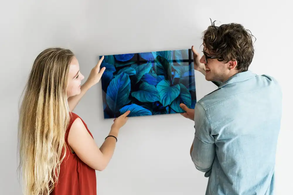 Skleněná magnetická tabule s motivem tropické přírody