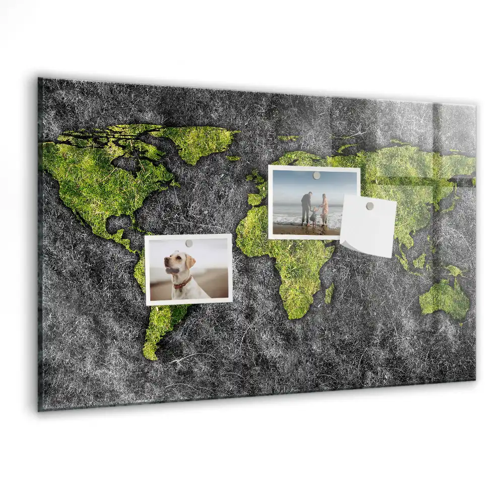 Magnetická tabule na zeď Atlas světa