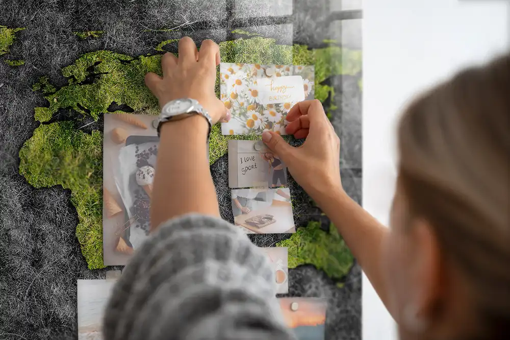Magnetická tabule na zeď Atlas světa