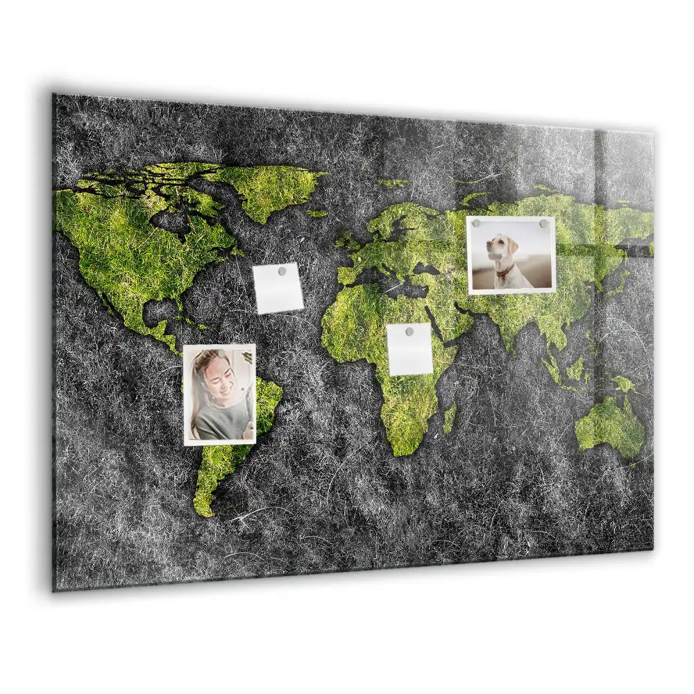 Magnetická tabule na zeď Atlas světa