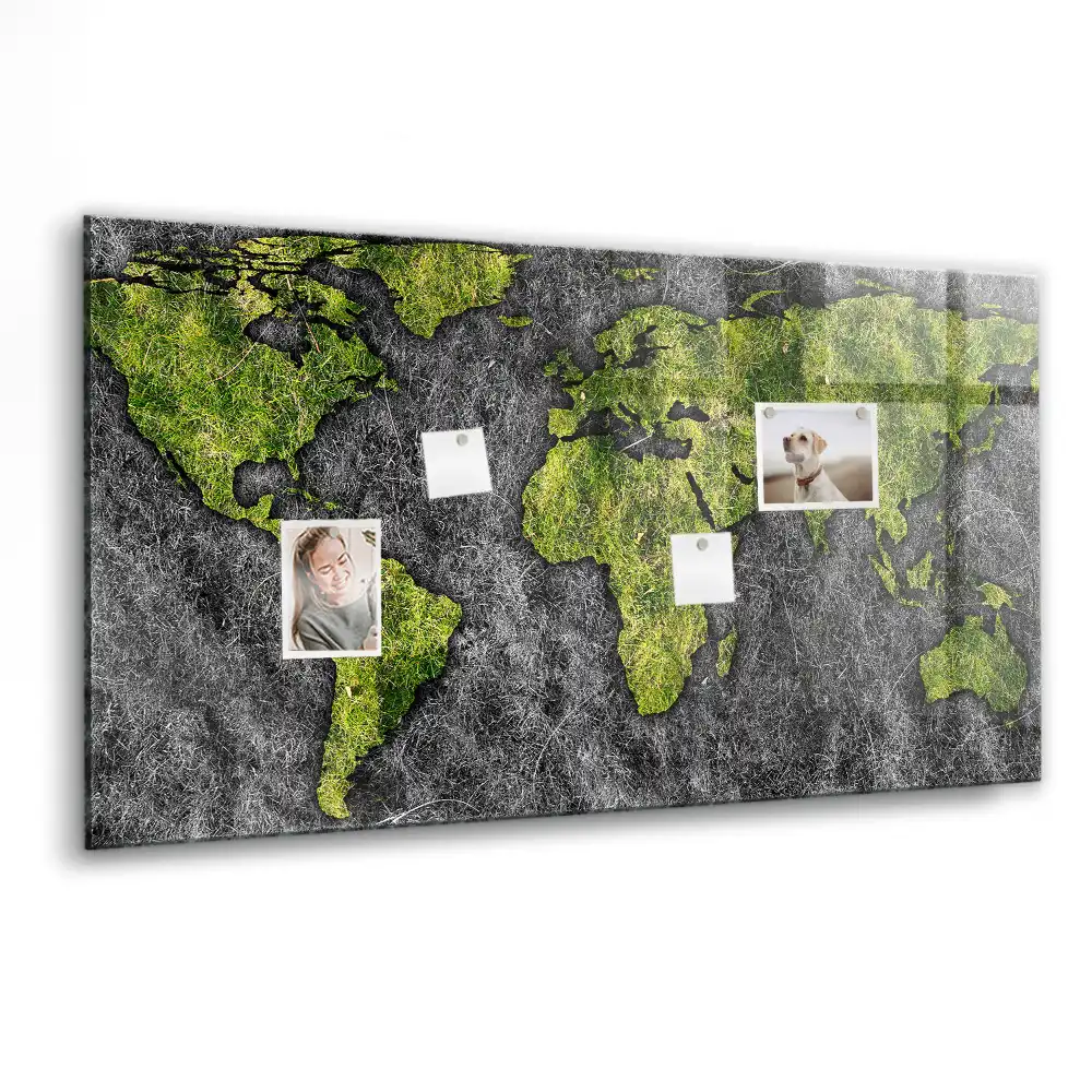 Magnetická tabule na zeď Atlas světa