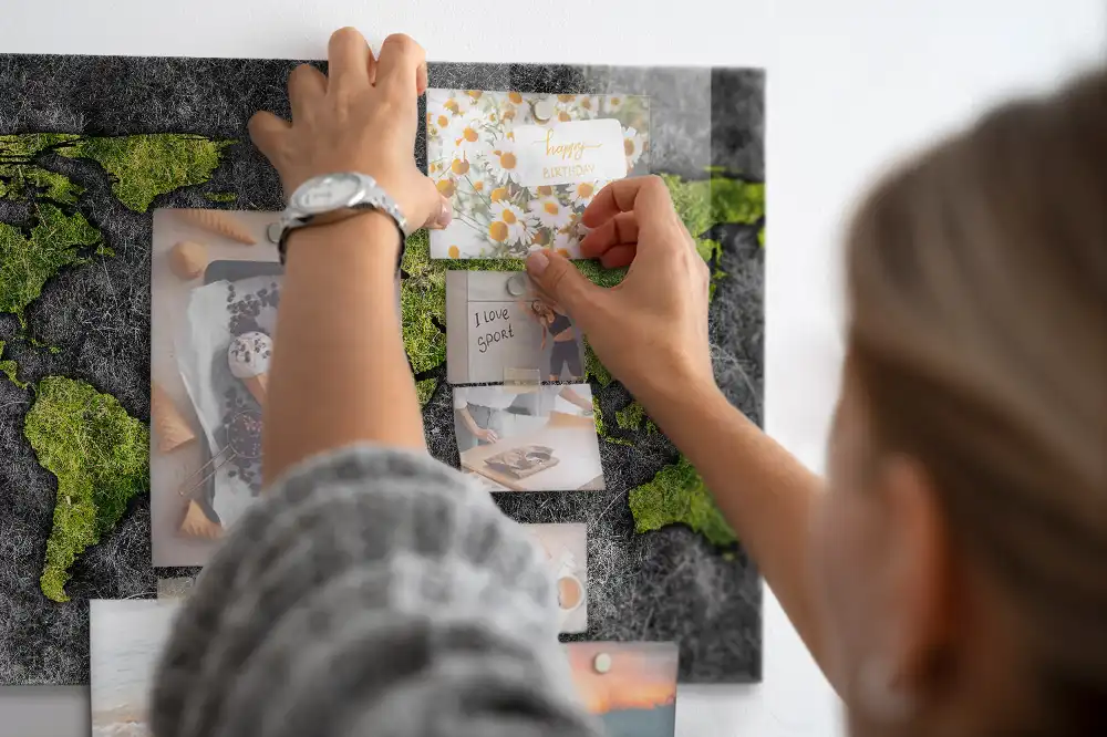 Magnetická tabule na zeď Atlas světa