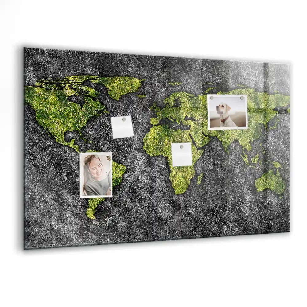 Magnetická tabule na zeď Atlas světa