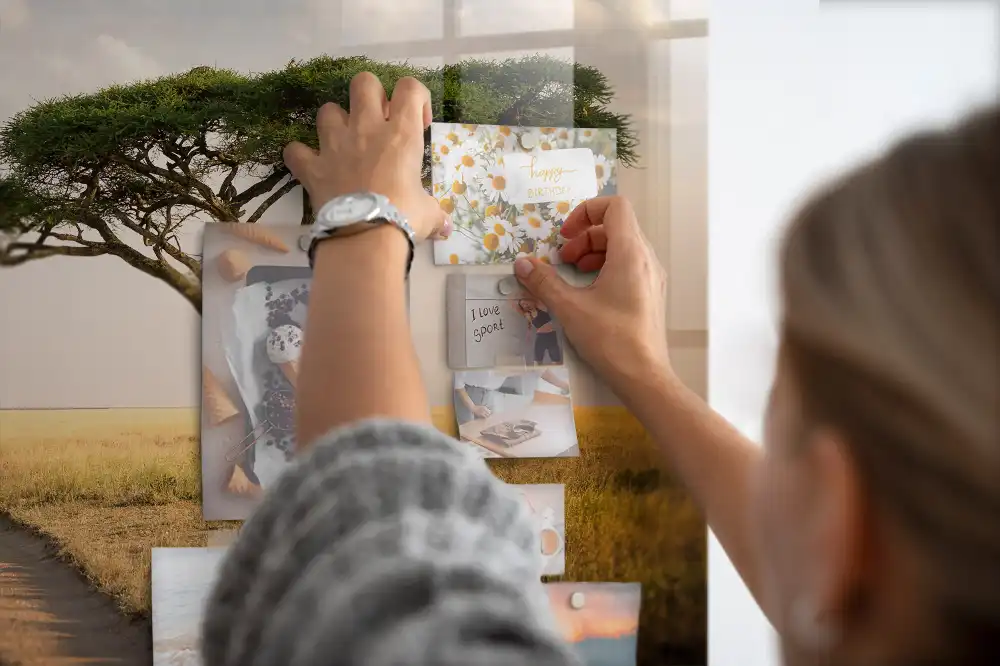 Magnetická tabule na zeď Africká savana