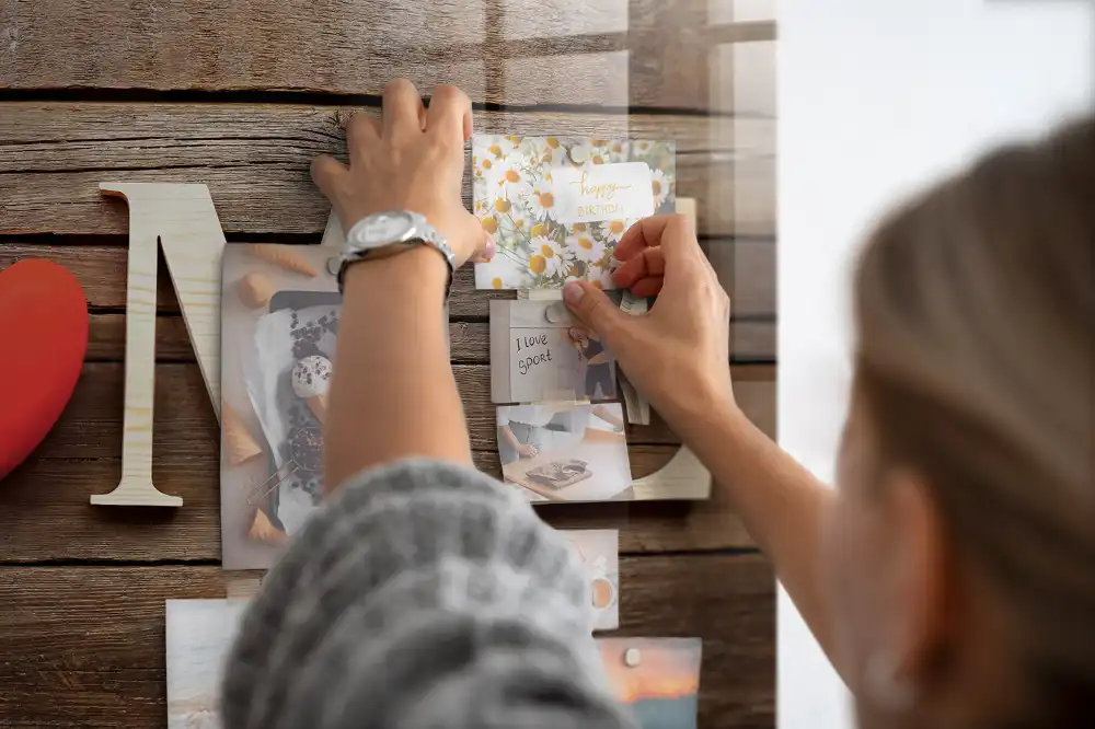 Magnetická tabule na zeď s nápisem Home