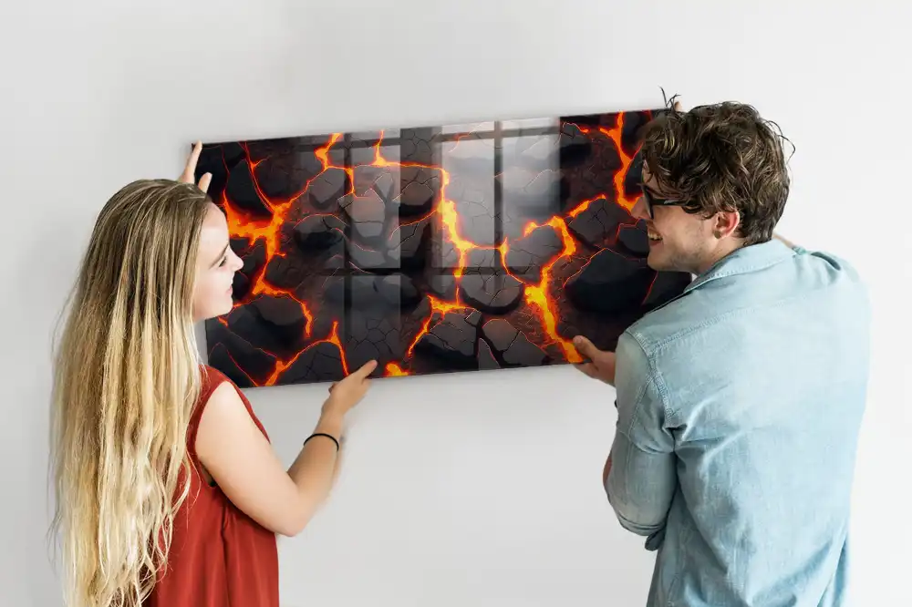 Magnetická tabule na zeď Tekutá magma