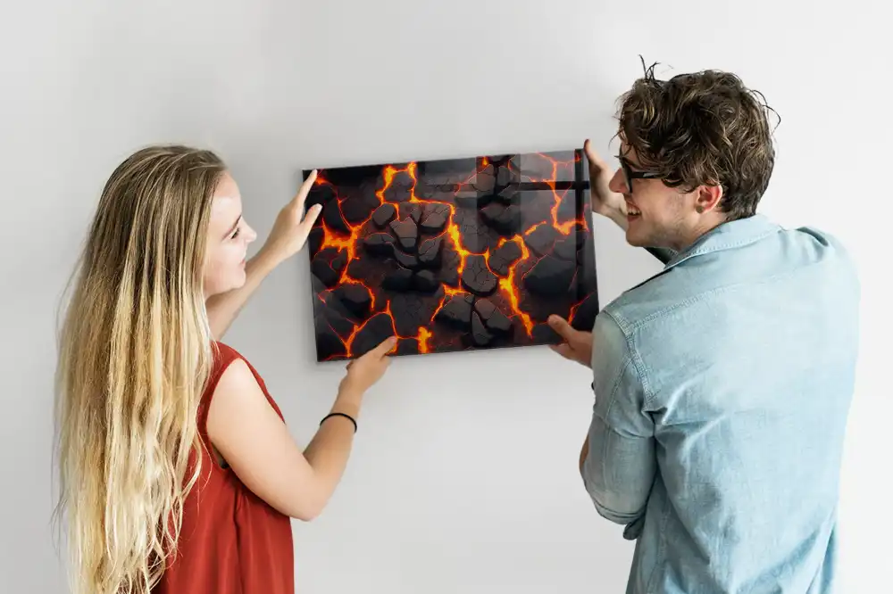 Magnetická tabule na zeď Tekutá magma