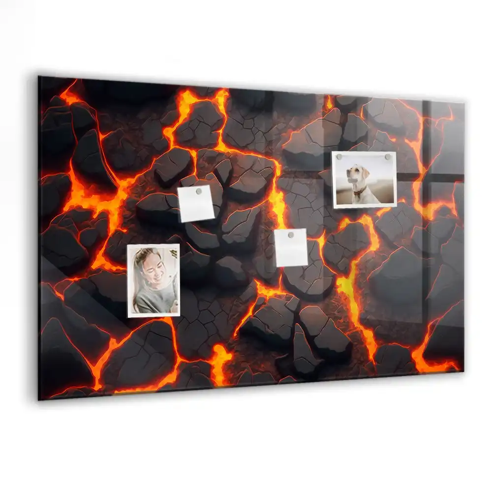 Magnetická tabule na zeď Tekutá magma