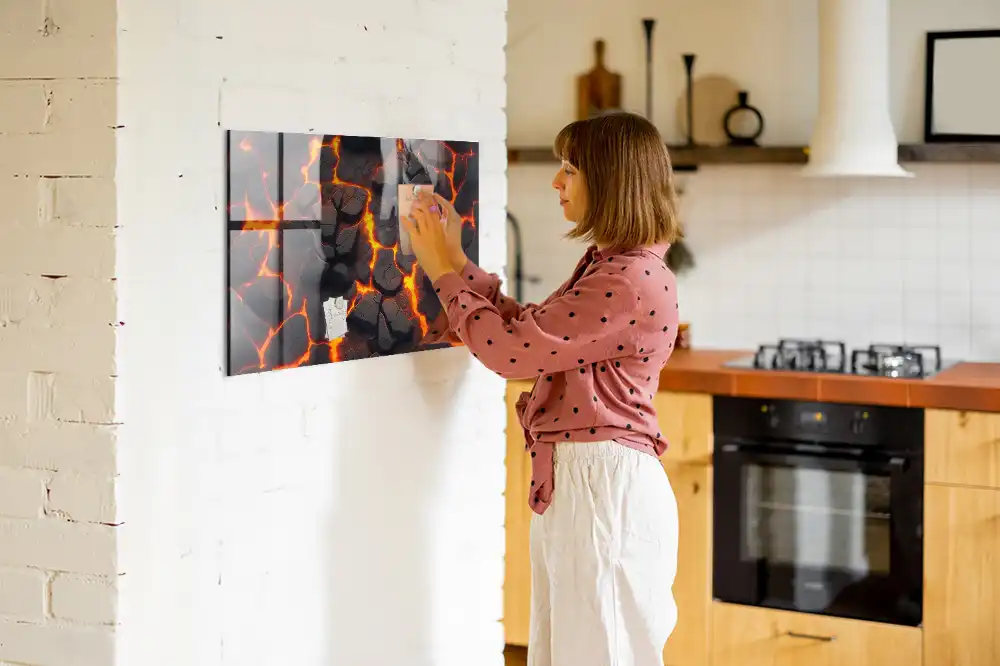 Magnetická tabule na zeď Tekutá magma