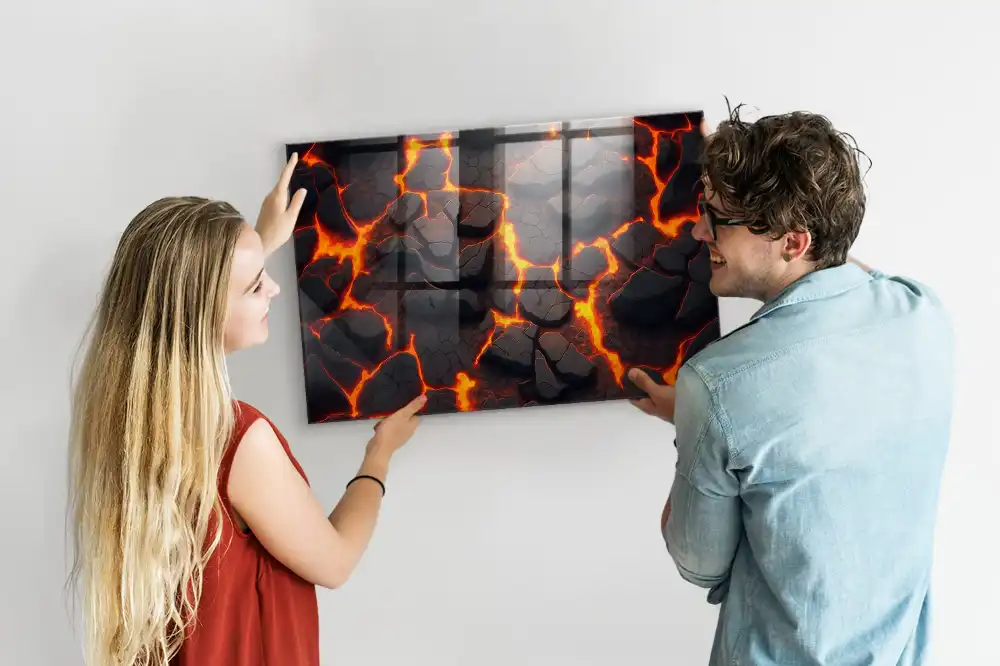 Magnetická tabule na zeď Tekutá magma