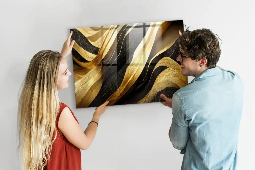 Magnetická tabule s motivem elegantní abstrakce