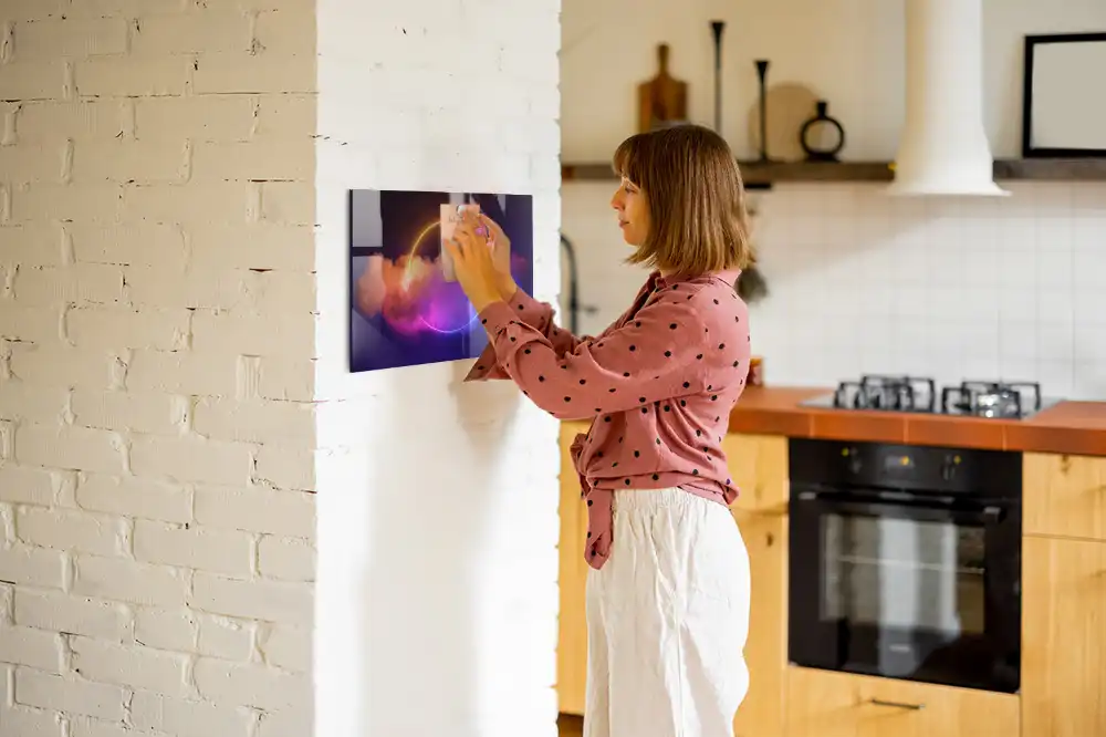 Magnetická tabule s motivem trojrozměrného kouře