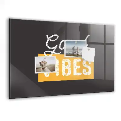 Nástěnná magnetická tabule s motivačním citátem