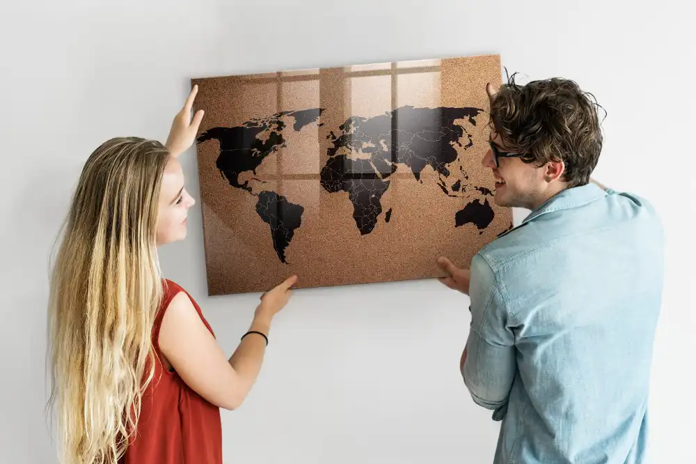 Magnetická tabule Atlas světa