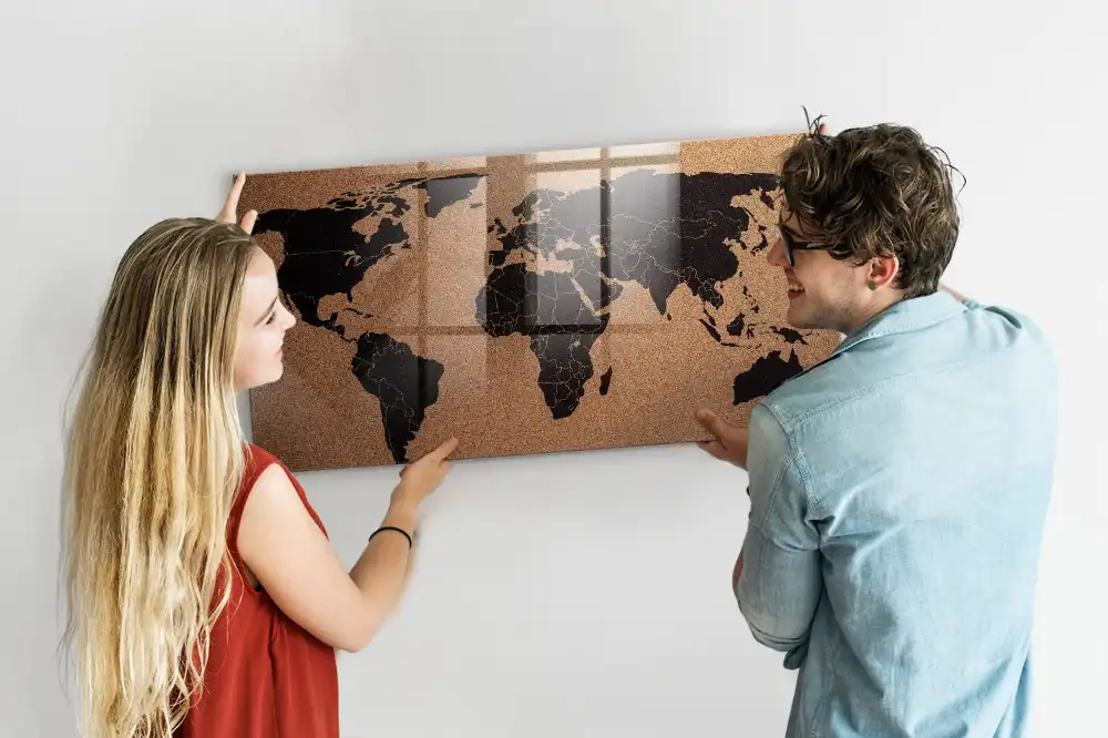 Magnetická tabule Atlas světa