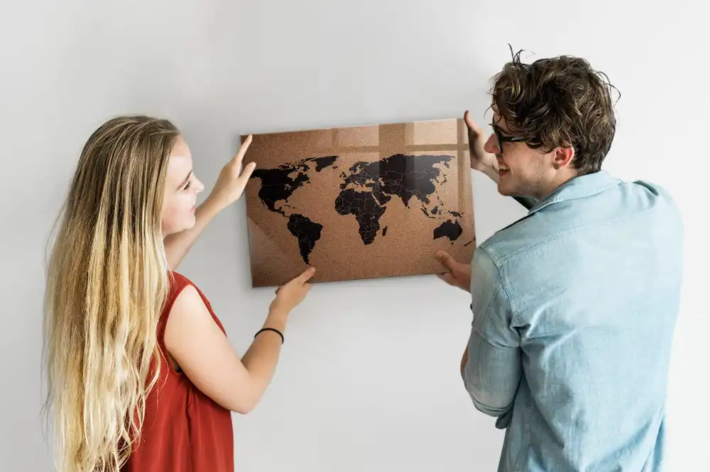 Magnetická tabule Atlas světa