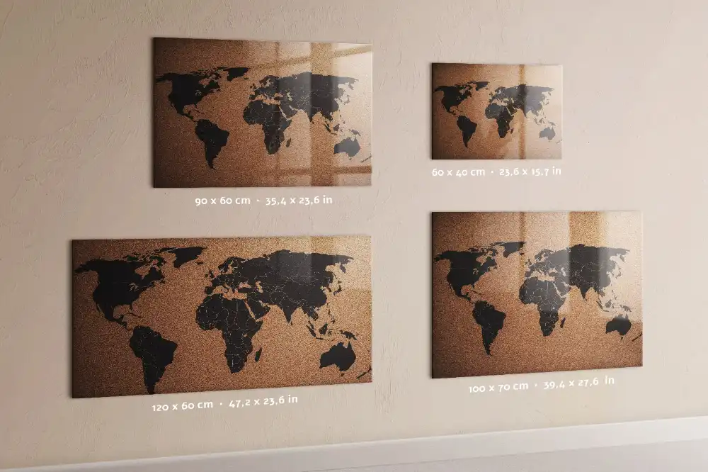 Magnetická tabule Atlas světa
