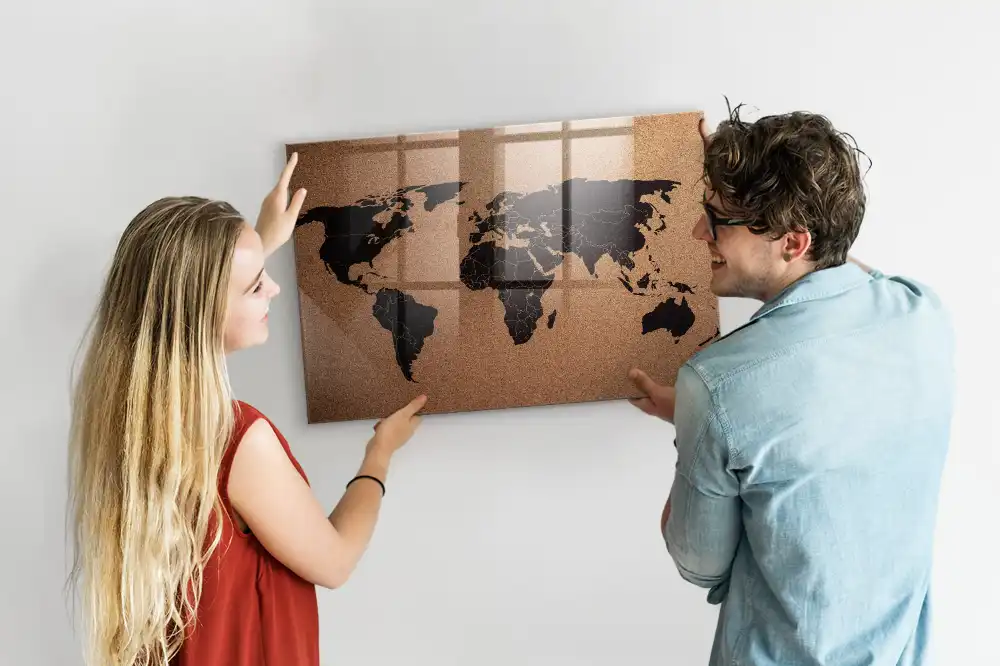 Magnetická tabule Atlas světa