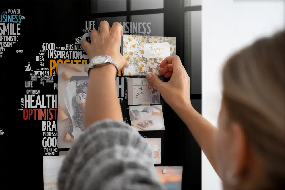 Barevná magnetická tabule s mapou světa