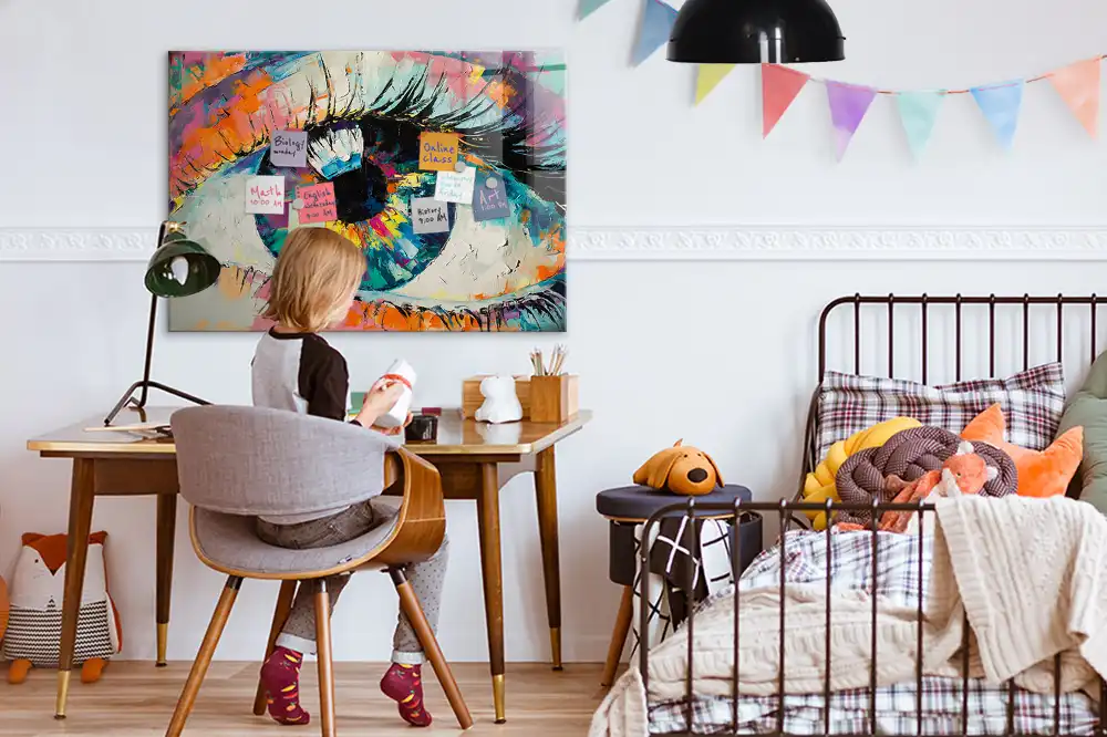Magnetická tabule Duhovka lidského oka