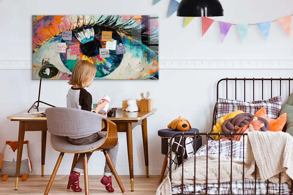 Magnetická tabule Duhovka lidského oka