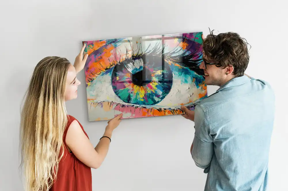 Magnetická tabule Duhovka lidského oka