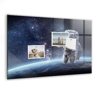 Magnetická nástěnná tabule kosmonaut