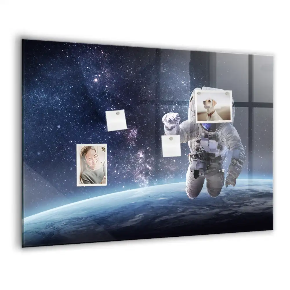 Magnetická nástěnná tabule kosmonaut