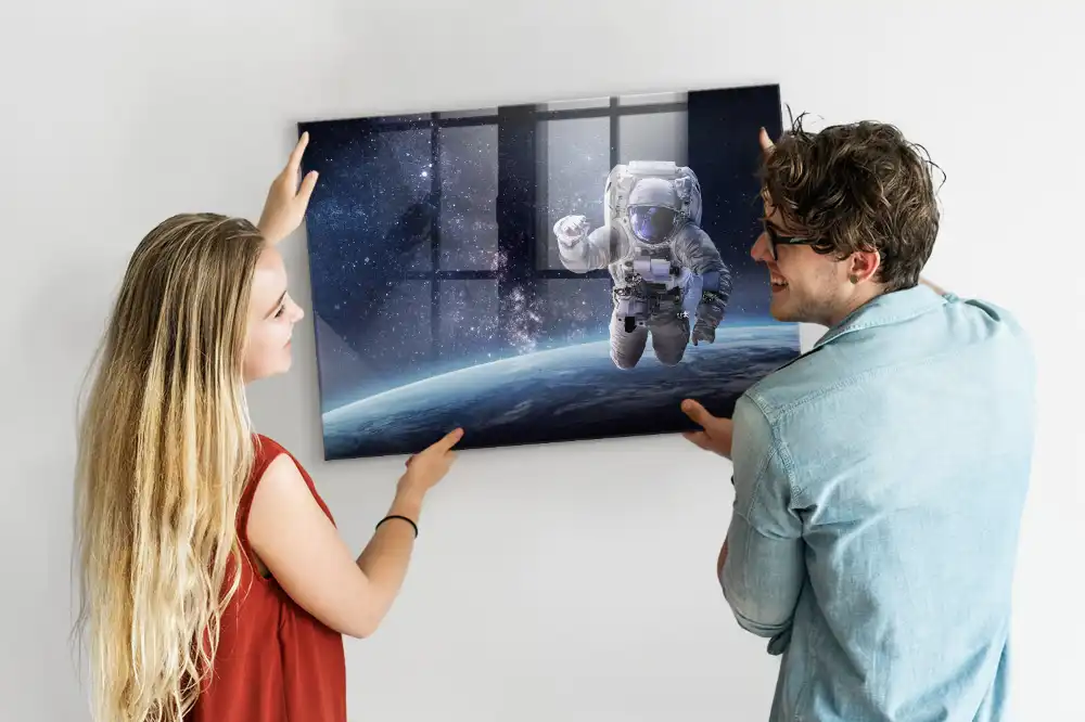 Magnetická nástěnná tabule kosmonaut