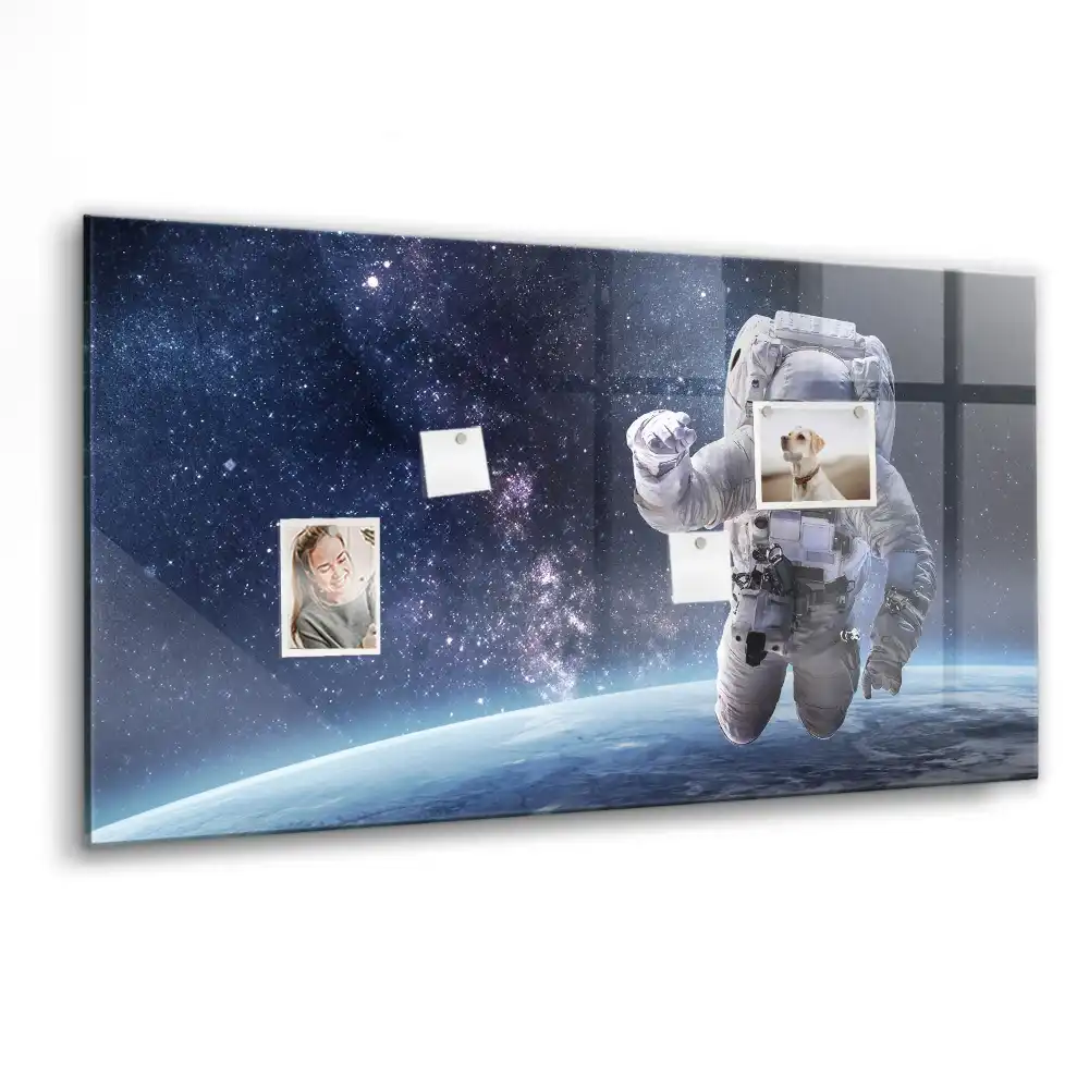 Magnetická nástěnná tabule kosmonaut